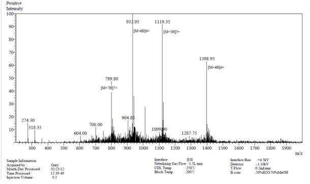 Multi-phosphorylated peptides Case study 3 MS results